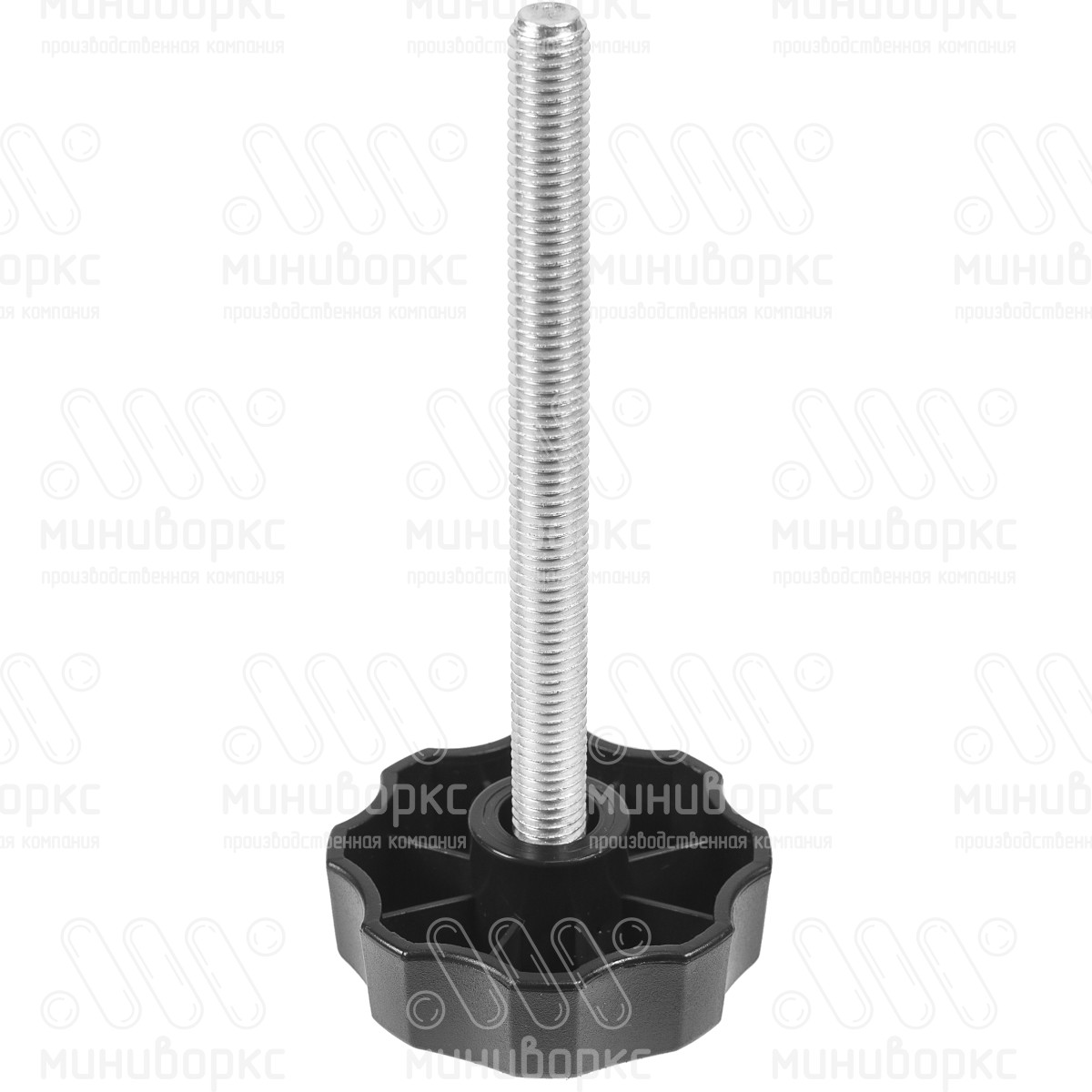 Фиксатор пластиковый с рукояткой m12x120 60 – Ф60М12-120ЧН | картинка 1