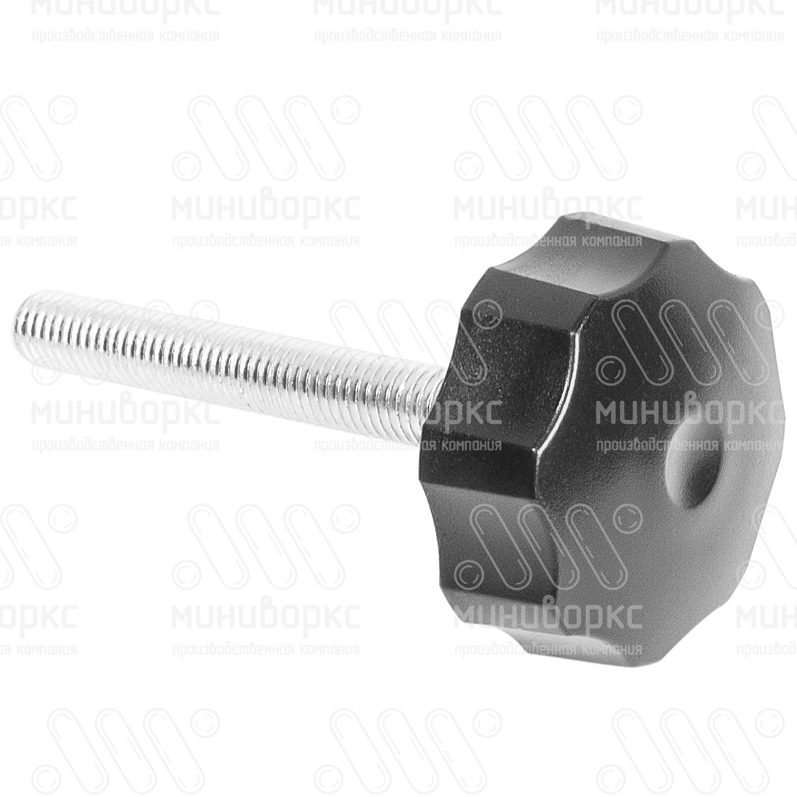 Фиксатор пластиковый с рукояткой m10x60 50 – Ф50М10-60ЧС | картинка 3