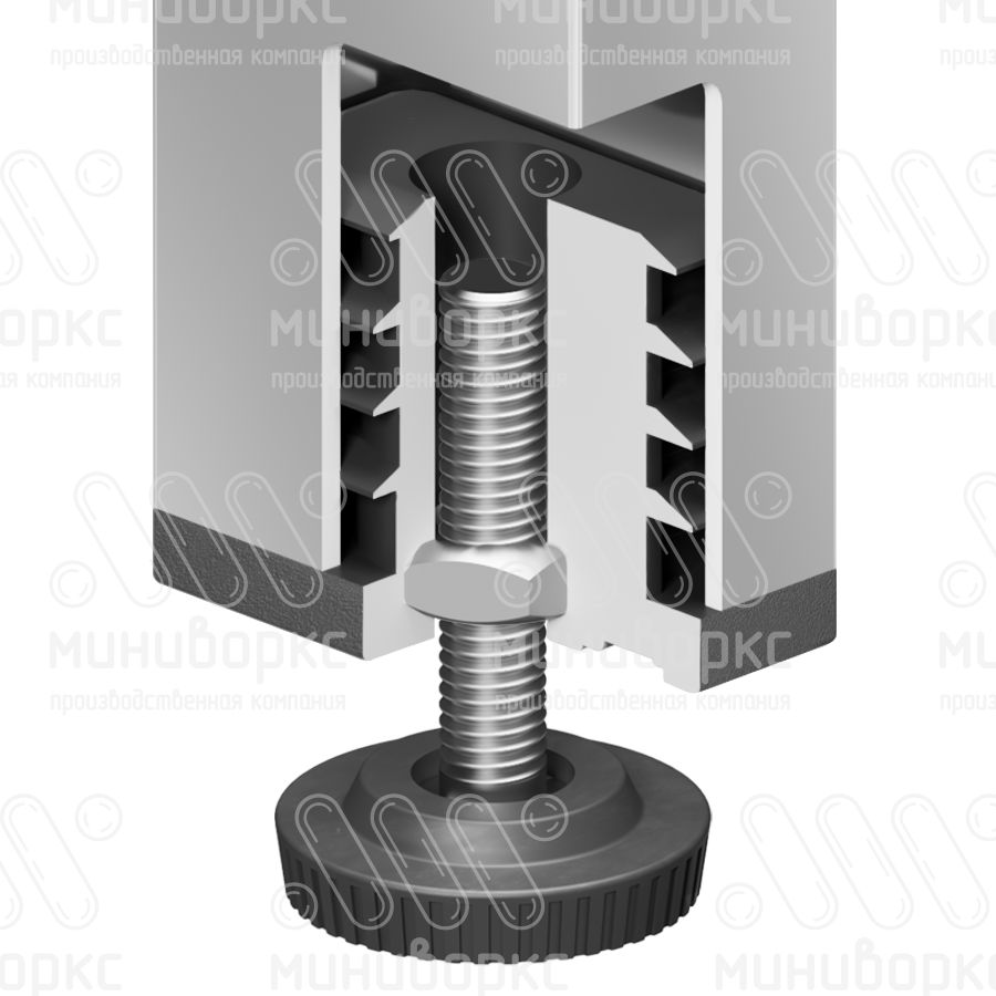Заглушки для прямоугольной трубы 40x20 – 20-40М10ЧС | картинка 4