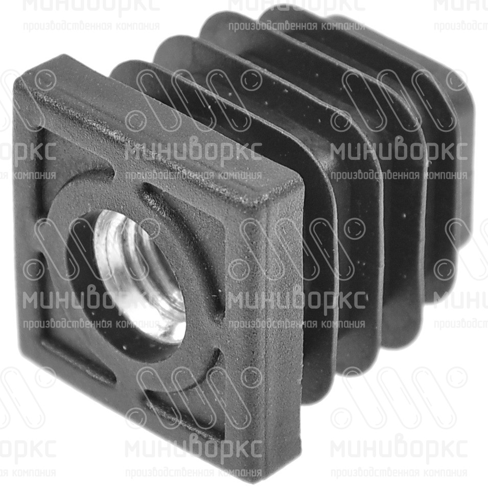 Комплекты квадратных заглушек с опорами 25x25 – 25-25M10.D22x25 | картинка 4