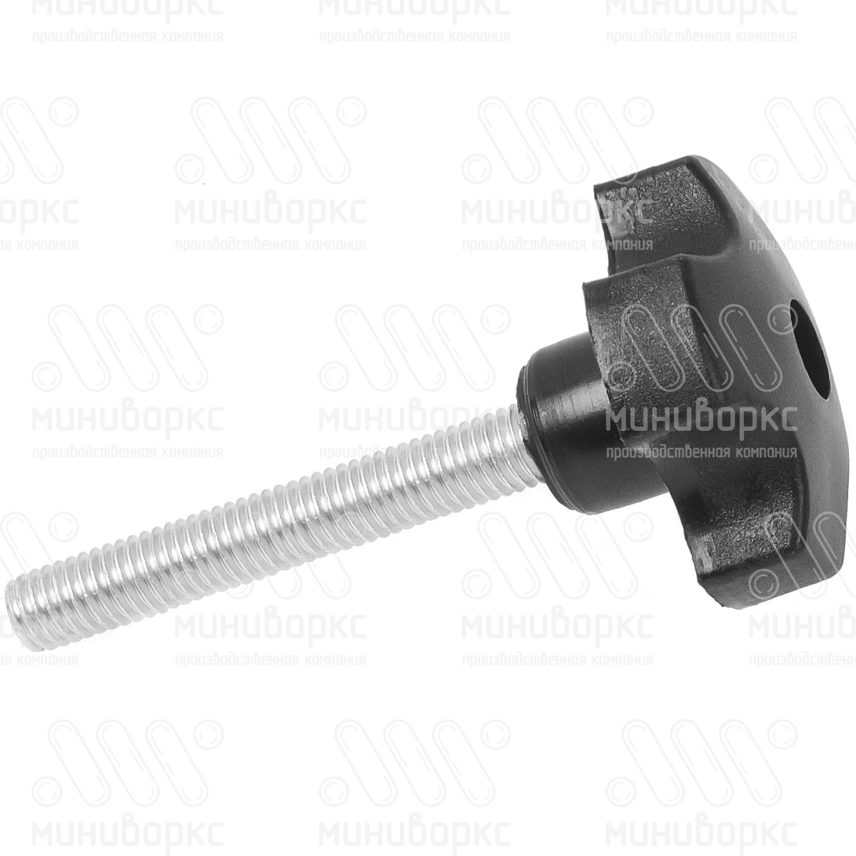 Фиксатор пластиковый с рукояткой m6x85 40 – Ф40М6-85ЧЕ | картинка 2