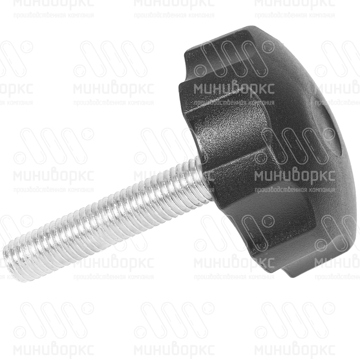 Фиксатор пластиковый с рукояткой m12x60 60 – Ф60М12-60ЧН | картинка 2