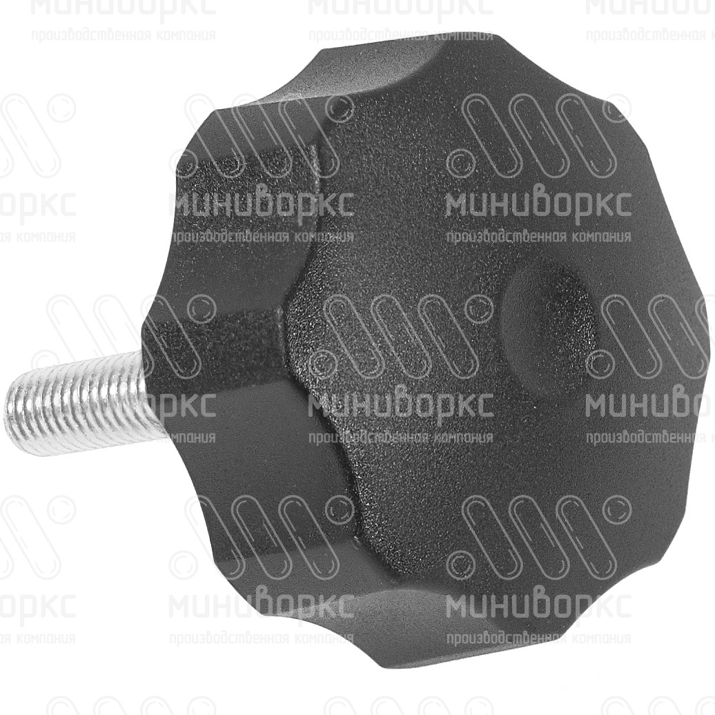 Фиксатор пластиковый с рукояткой m8x35 50 – Ф50М8-35ЧС | картинка 3