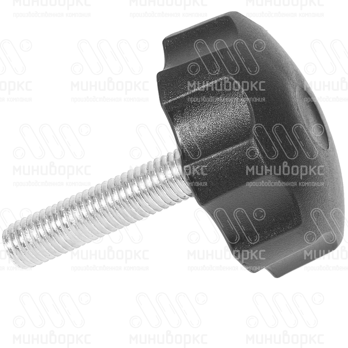 Фиксатор пластиковый с рукояткой m12x55 60 – Ф60М12-55ЧН | картинка 2