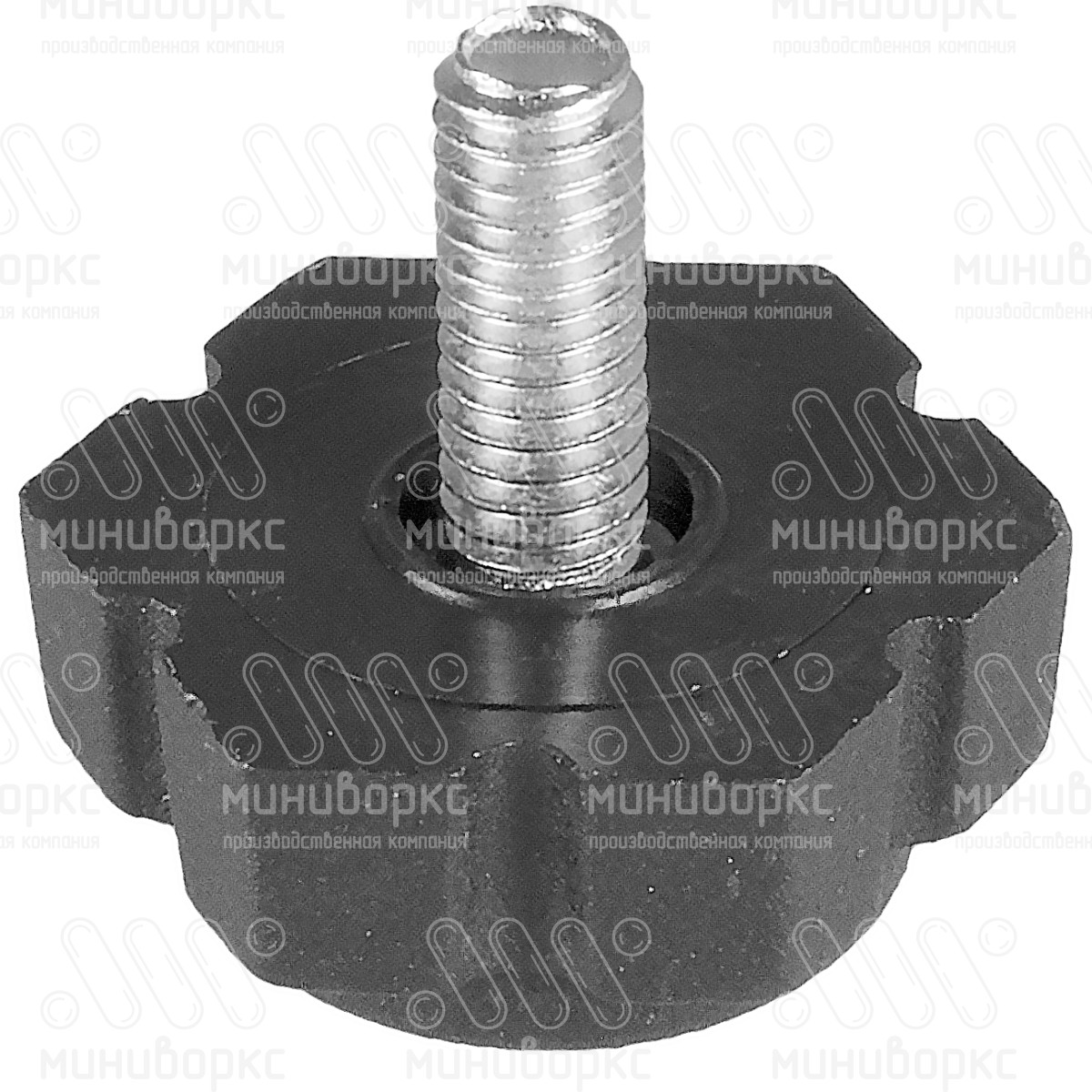 Опора резьбовая  m5x12 19 – 19М5-12ЧС | картинка 1